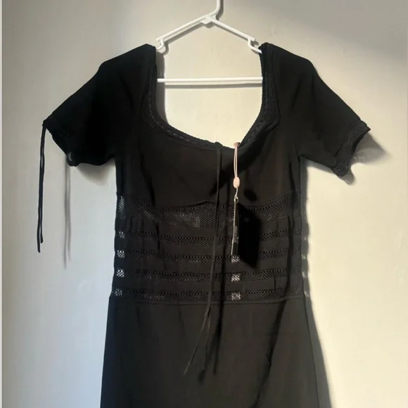 House of CB Black Sheer Midi Dress - Picture 6 of 10